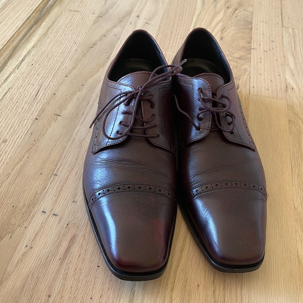 Rich cherry brown leather Hugo Boss Men’s Shoes